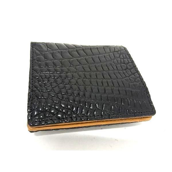 A.D.M.J（エーディーエムジェイ） □極美品□ ADMJ クロコダイル型押し