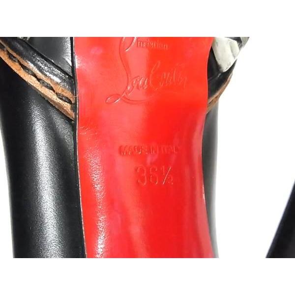 Christian Louboutin □新品同様□ ルブタン レザー スタッズ ヒール