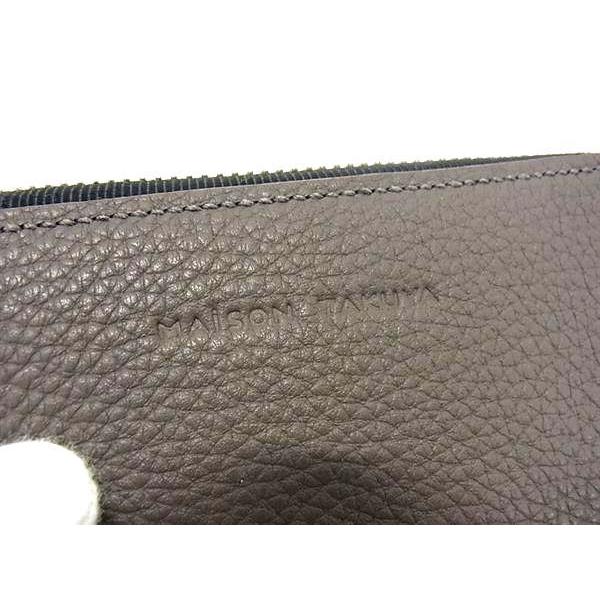 ■新品■未使用■ MAISON TAKUYA メゾンタクヤ レザー ラウンドファスナー 長財布 ウォレット レディース グレー系 AS6723 □新品□未使用□ MAISON TAKUYA メゾンタクヤ レザー ラウンド