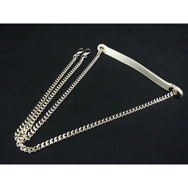 極美品☆クリスチャンディオール ロゴ金具 レザー チェーン ショルダー