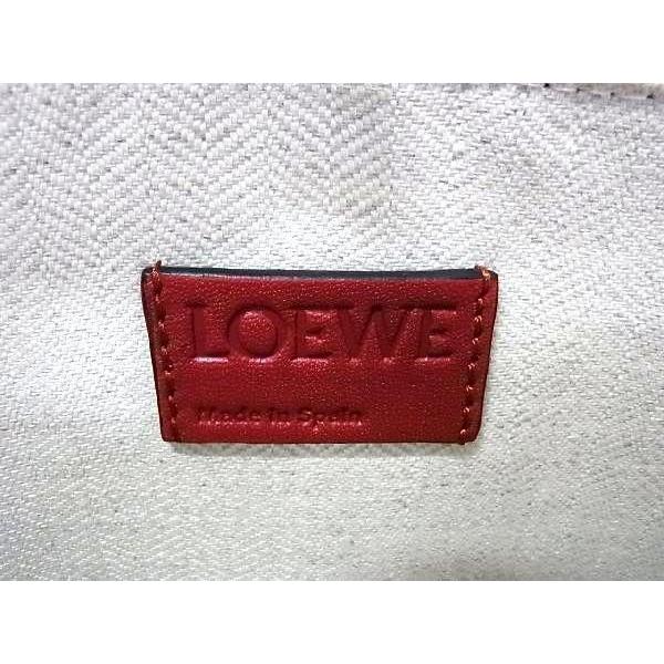 LOEWE □新品□未使用□ ロエベ リピートアナグラム レザー クラッチ