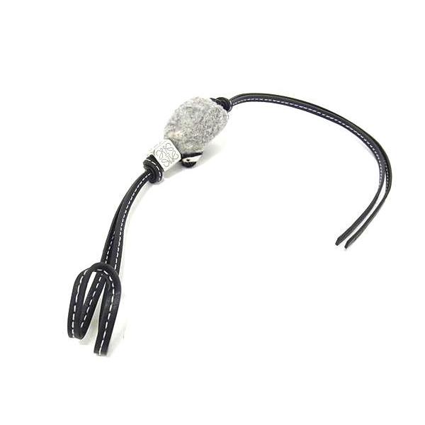 ■希少■極美品■ LOEWE ロエベ フェルト×レザー ペンギン キーホルダー チャーム レディース グレー系×ブラック系 AW0870 LOEWE（ロエベ） □希少□極美品□ フェルト×レザー ペンギン