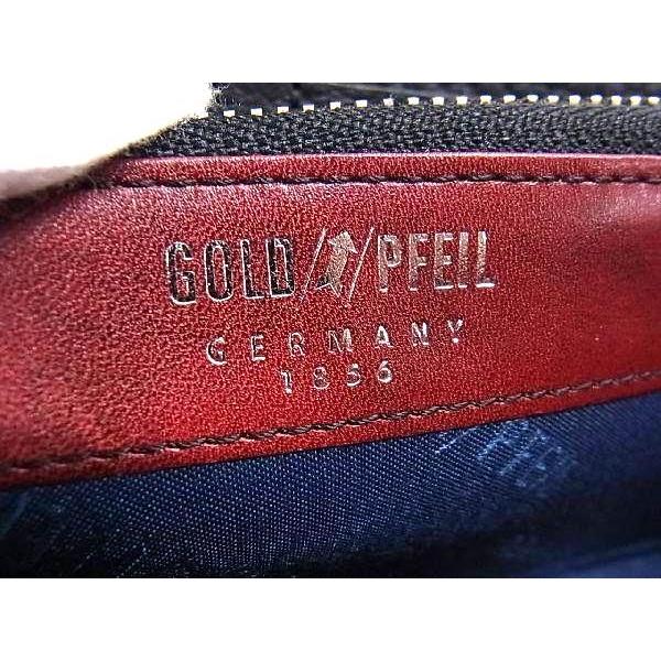 ■新品■未使用■ GOLD PFEIL ゴールドファイル レザー ラウンドファスナー 長財布 ウォレット 札入れ メンズ ブラック系 AW5288 GOLD PFEIL（ゴールドファイル） □新品□未使用□ レザー ラウンド