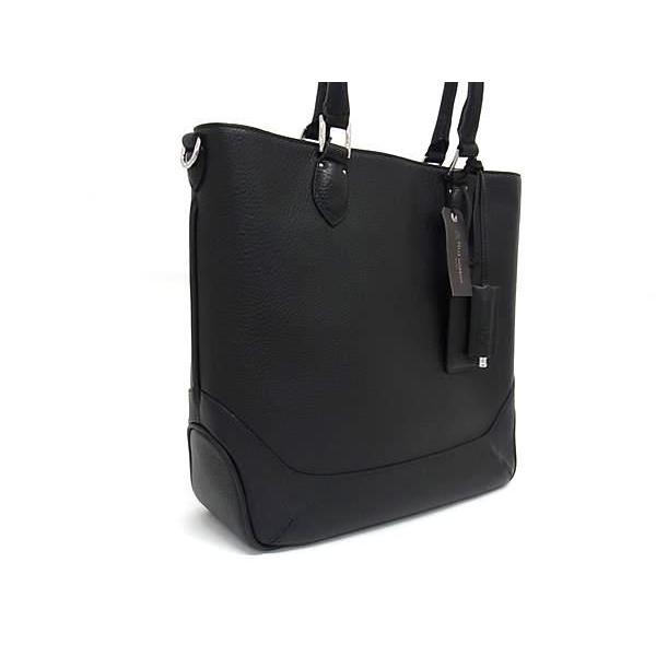 ■新品同様■ PELLE MORBIDA ペッレ モルビダ レザー 2WAY ビジネスバッグ ハンドバッグ ショルダー メンズ ブラック系 AX3436 PELLE MORBIDA（ペッレ モルビダ） □新品同様□ ペッレ モルビダ