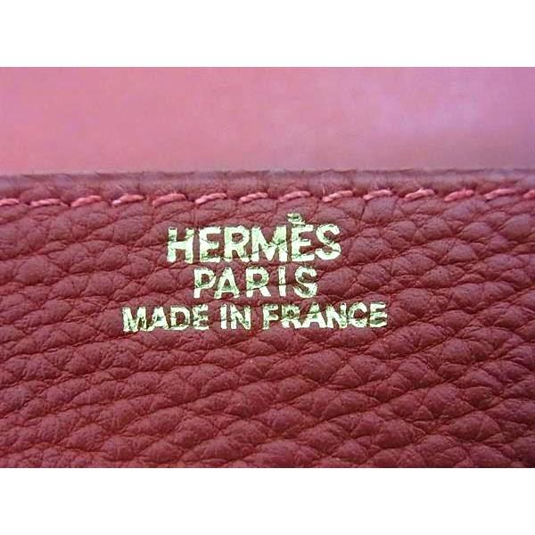□美品□ HERMES エルメス ドゴンGM トゴ 二つ折り 長財布