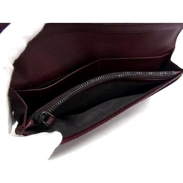 PRADA（プラダ） □新品同様□ 2MV836 サフィアーノレザー 二つ折り 長