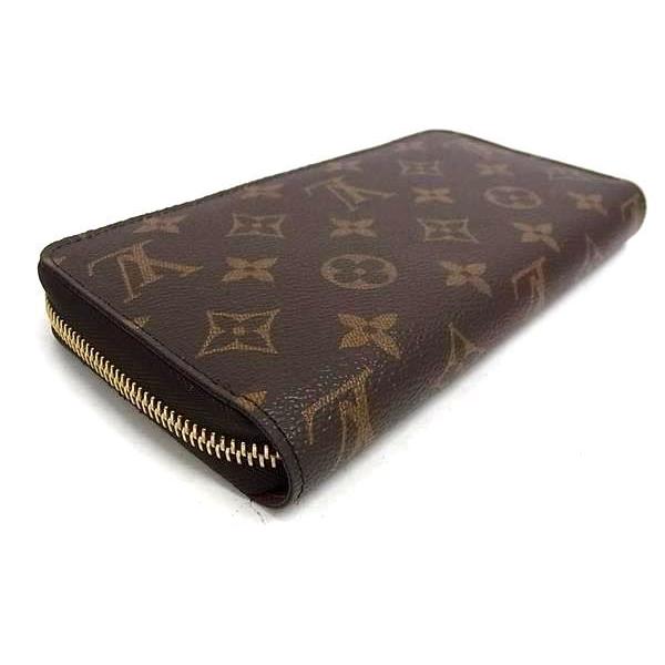 Louis Vuitton ブラウンモノグラム財布 LOUIS VUITTON □新品同様□ ルイヴィトン M42616 モノグラム ジッピー