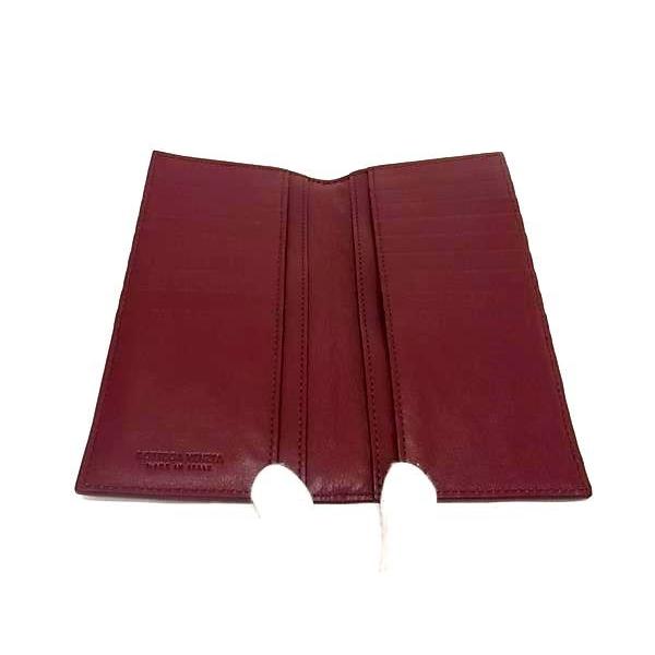 ■新品■未使用■ BOTTEGA VENETA ボッテガヴェネタ イントレチャート レザー 二つ折り 長財布 ウォレット 札入れ ボルドー系 AY1103 BOTTEGA VENETA（ボッテガ・ヴェネタ） □新品□未使用□ イントレ