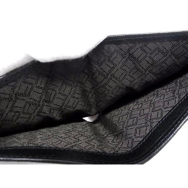 ■新品■未使用■ dunhill ダンヒル レザー 二つ折り 財布 ウォレット 札入れ メンズ ブラック系 AY8226 dunhill（ダンヒル） □新品□未使用□ レザー 二つ折り 財布