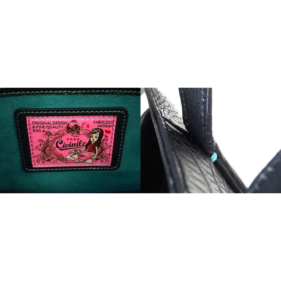 □極上□本物□極美品□ CIVINILE チビナイル クロコダイル