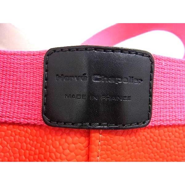 Herve Chapelier（エルベシャプリエ） □極美品□ レザー×キャンバス