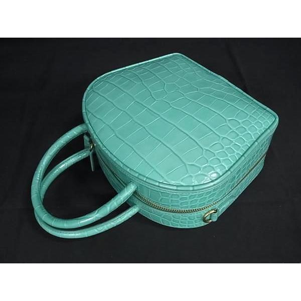 □極美品□ MULBERRY マルベリー クロコダイル型押しレザー 2WAY