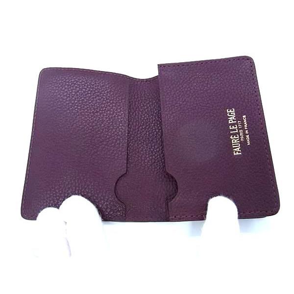 最終価格FAURE LE PAGEフォレルパージュの名刺入れ/カードケース Faure Le Page（フォレルパージュ） Card Holder グレー