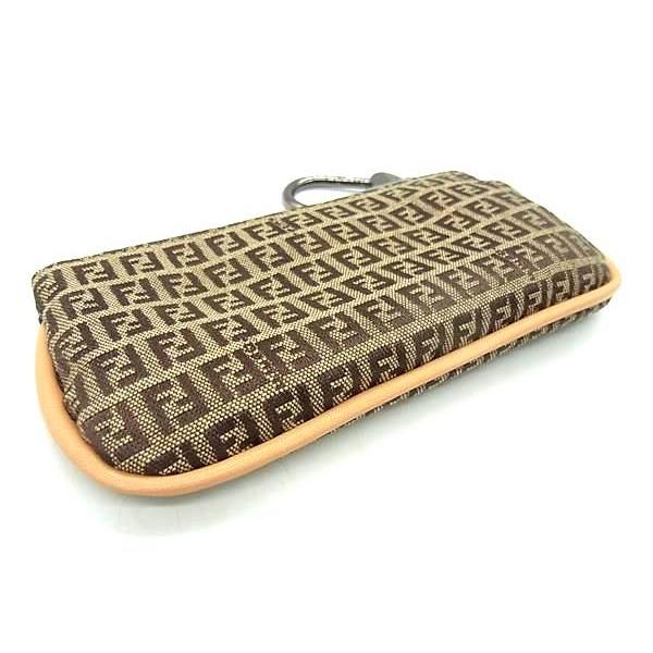 FENDI □新品同様□ フェンディ ズッカ柄 ズッキーノ キャンバス  