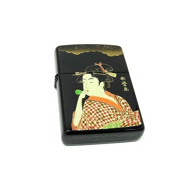 □新品□未使用□ ZIPPO ジッポー 本金蒔絵 歌麿 1997年 高級ライター