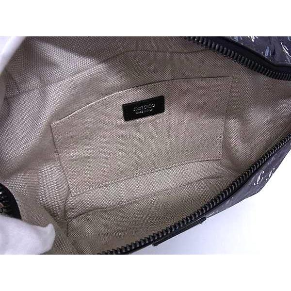 JIMMY CHOO（ジミーチュウ） □新品同様□ JCロゴ PVC 総柄 ウェスト