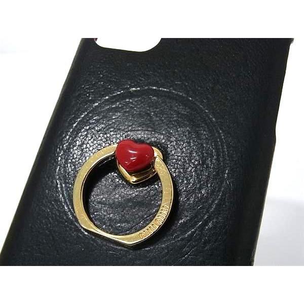 miu miu（ミュウミュウ） □美品□ マドラスラブ レザー iPhone11 対応