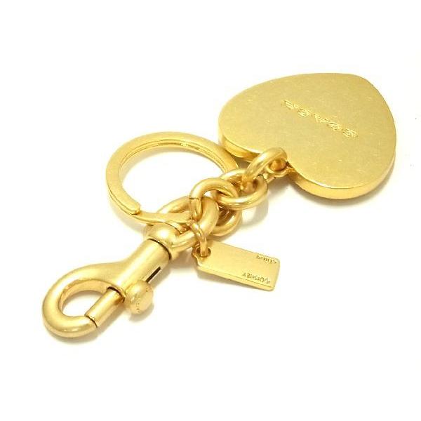 COACH - ■新品■未使用■ COACH コーチ CC316 ヴィランズ ハート チャーム キーホルダー キーリング レディース ゴールド系 BC5526UZ □新品□未使用□ COACH コーチ CC316 ヴィランズ ハート