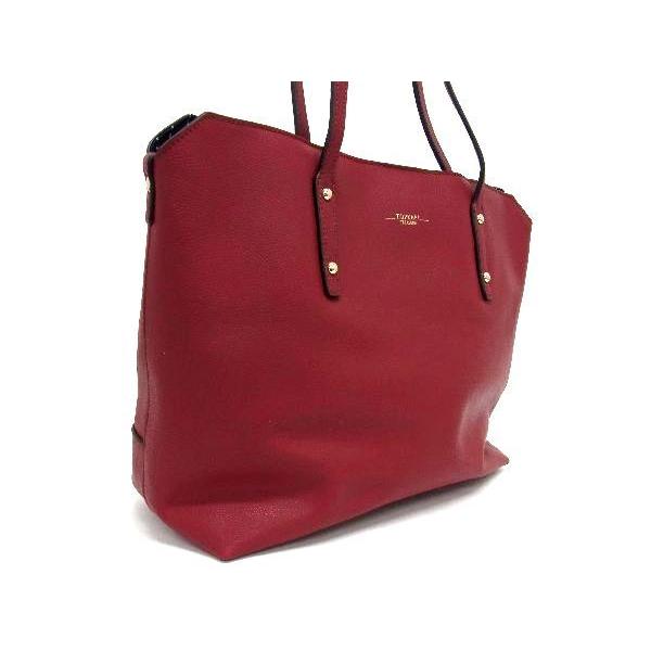 ■新品■未使用■ TOPKAPI トプカピ レザー トートバッグ ハンドバッグ レディース レッド系 BF4272 TOPKAPI（トプカピ） □新品□未使用□ レザー トートバッグ