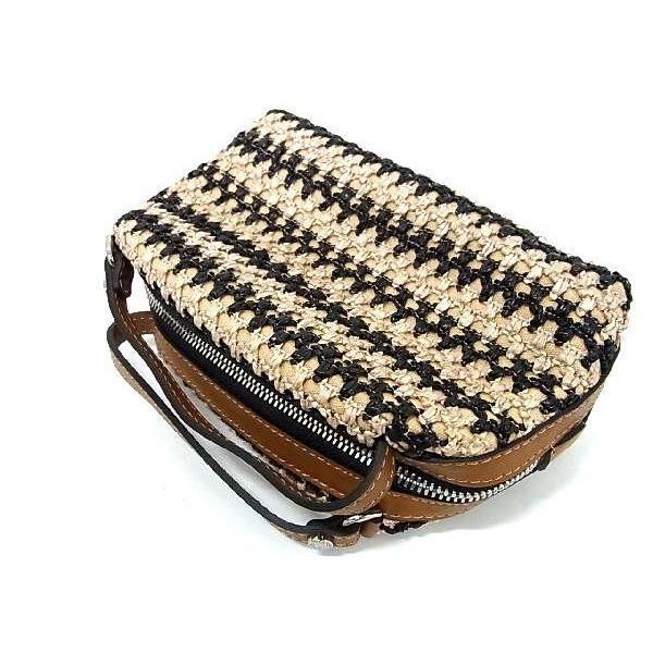 ■新品■未使用■ GIANNI CHIARINI ジャンニ キャリーニ マリファS ストロー クロスボディ ショルダーバッグ ブラウン系 BF4763 □新品□未使用□ GIANNI CHIARINI ジャンニ キャリーニ マリファS