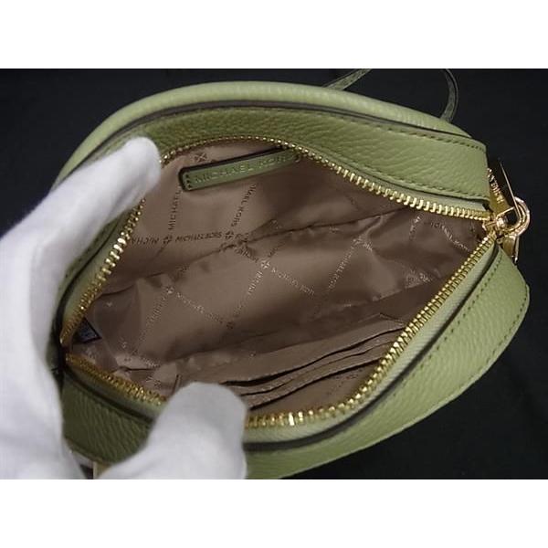 ■新品■未使用■ MICHAEL KORS マイケルコース MK柄 PVC×レザー チェーン クロスボディ ショルダーバッグ 斜め掛け グリーン系 BF8283 MICHAEL KORS（マイケルコース） □新品□未使用□ MK柄 PVC×レザー
