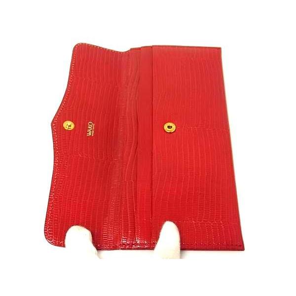 □新品□未使用□ WAKO 和光 ワコー リザード型押しレザー ライン