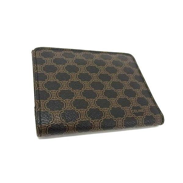 CELINE（セリーヌ） □極美品□ マカダム柄 PVC 三つ折り 財布