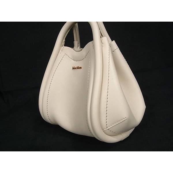 Max Mara（マックスマーラ） □新品同様□ レザー ハンドバッグ トート