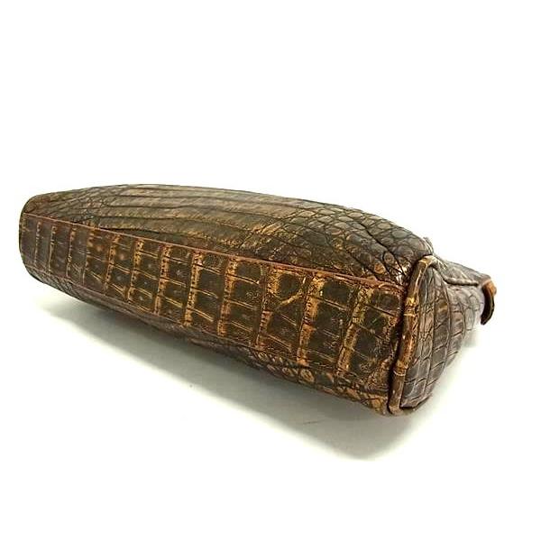 □極上□本物□JRA公認□新品□未使用□ クロコダイル ハンドバッグ