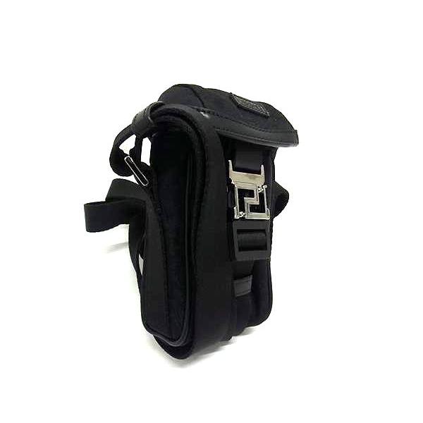 VERSACE □極美品□ ヴェルサーチ グレカ ナイロン クロスボディ