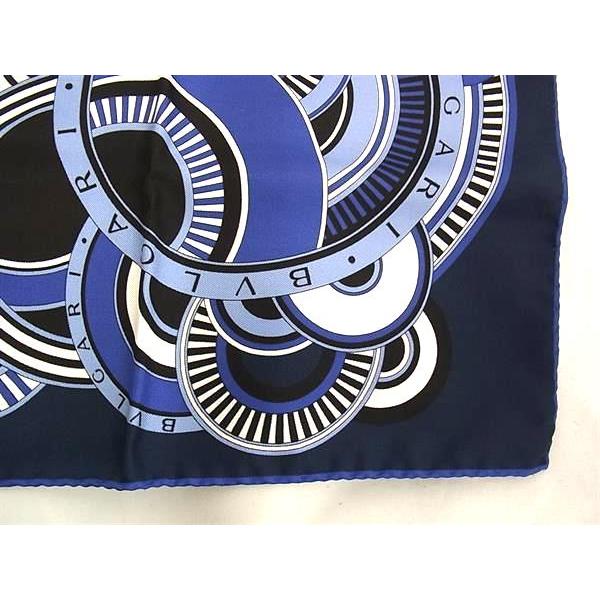 BVLGARI（ブルガリ） □新品□未使用□ シルク100% スカーフ ハンカチ