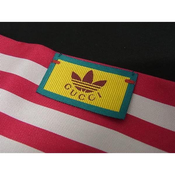 GUCCI □新品□未使用□ グッチ 703568 アディダス adidas シルク100  