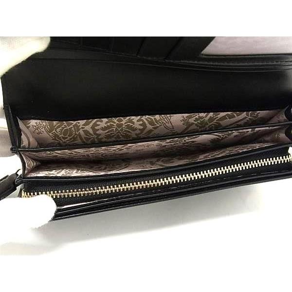 Vivienne Westwood 財布 レディース 黒 ヴィヴィアンウエストウッド 三つ折り財布 クロコダイル ミニ