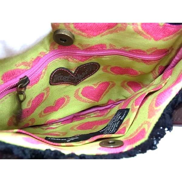 ■新品同様■ Think Bee! シンクビー！ スマイルライオン キャンバス レオパード ハンドバッグ ミニバッグ ブラウン系 BL6733 |  | 06