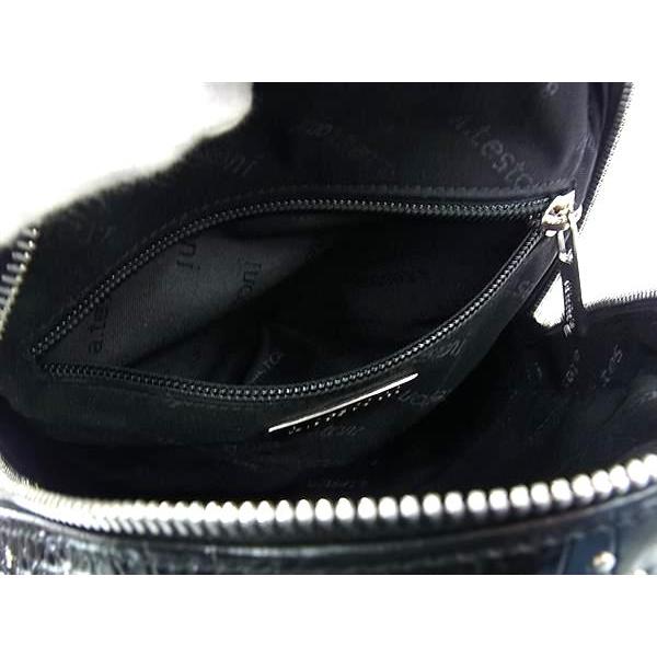 □極美品□ a.testoni ア テストーニ クロコダイル型押しレザー