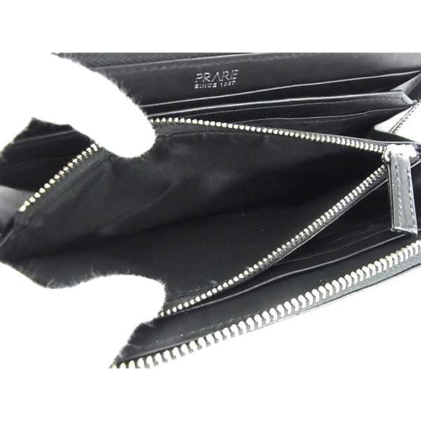 ⭐️未使用⭐️　プレリー　クラフトクロコ　長財布　ラウンドジップ　レザー ⭐️未使用⭐️ プレリー クラフトクロコ 長財布 ラウンドジップ