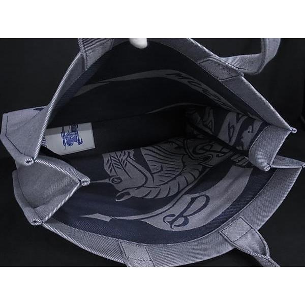 BURBERRY □新品同様□ バーバリー キャンバス ハンドバッグ トート  