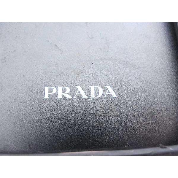 ■美品■PRADA プラダ サフィアーノレザー iPhone 13Pro 対応 アイフォンケース スマホケース メンズ レディース ブラック系 BN3601 | PRADA | 02