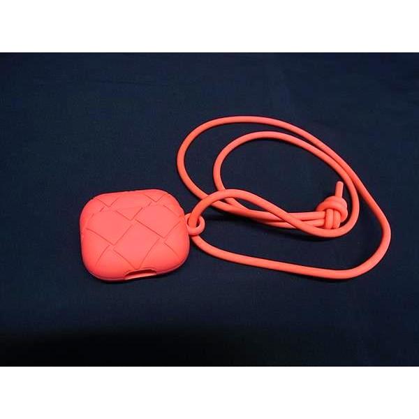 BOTTEGA VENETA ボッテガ AirPodsカバー　オレンジ BOTTEGA VENETA（ボッテガ・ヴェネタ） □極美品□ イントレチャート