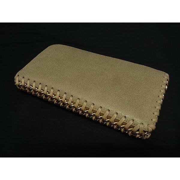 ■新品同様■ STELLA McCARTNEY ステラ マッカートニー ファラベラ エコレザー L字ファスナー 長財布 ウォレット グレージュ系 BN5367 | Stella McCartney | 01