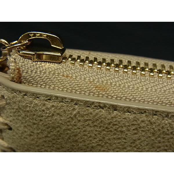 ■新品同様■ STELLA McCARTNEY ステラ マッカートニー ファラベラ エコレザー L字ファスナー 長財布 ウォレット グレージュ系 BN5367 | Stella McCartney | 05