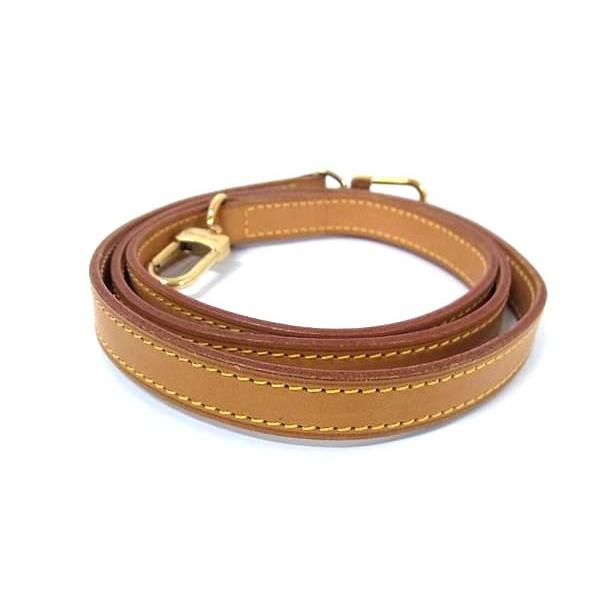 【LOUIS VUITTON】ショルダーストラップ　レザー　ブラウン LOUIS VUITTON - LOUIS VUITTON ショルダーストラップ ヌメ革