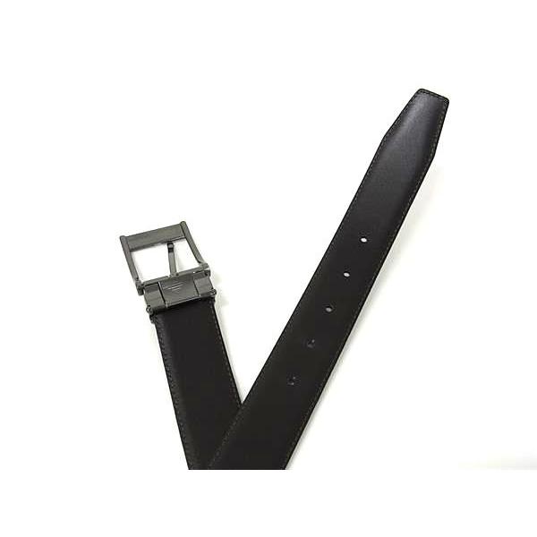 □極美品□ HUGO BOSS ヒューゴボス レザー シルバー金具 ベルト  