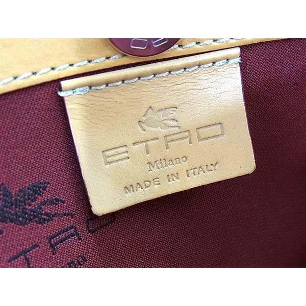 ETRO（エトロ） □新品□未使用□ PVC×レザー ペイズリー柄