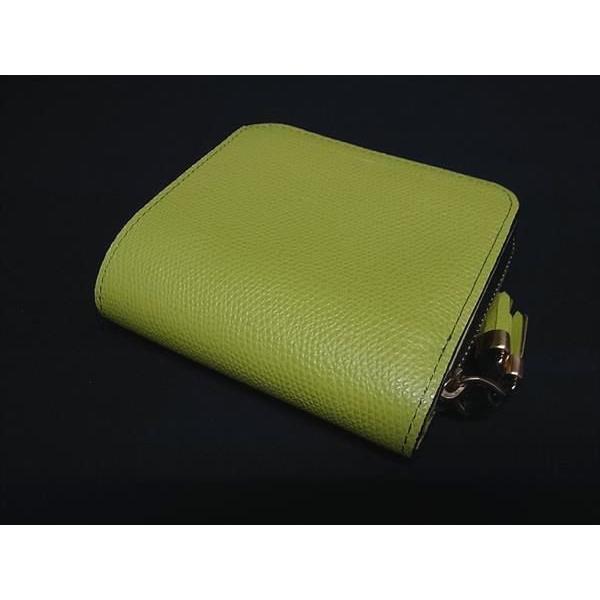 ■新品同様■ Epoi エポイ シキ レザー タッセル 二つ折り 財布 ウォレット 小銭入れ 札入れ レディース ライトグリーン系 BQ0842 □新品同様□ Epoi エポイ シキ レザー タッセル 二つ折り 財布