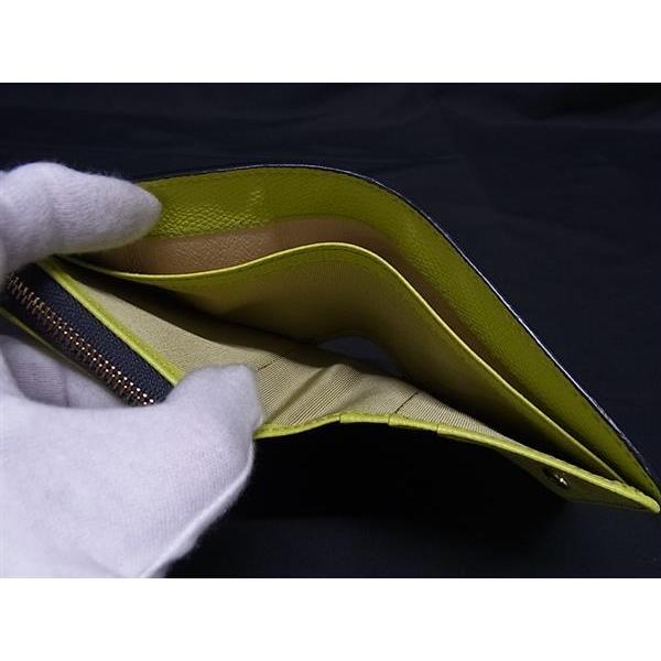 □新品同様□ Epoi エポイ シキ レザー タッセル 二つ折り 財布