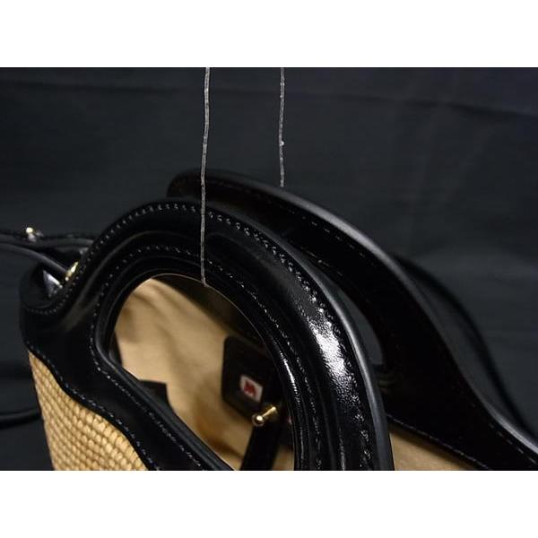 MARNI（マルニ） □新品同様□ トロピカリア ストロー×レザー 2WAY