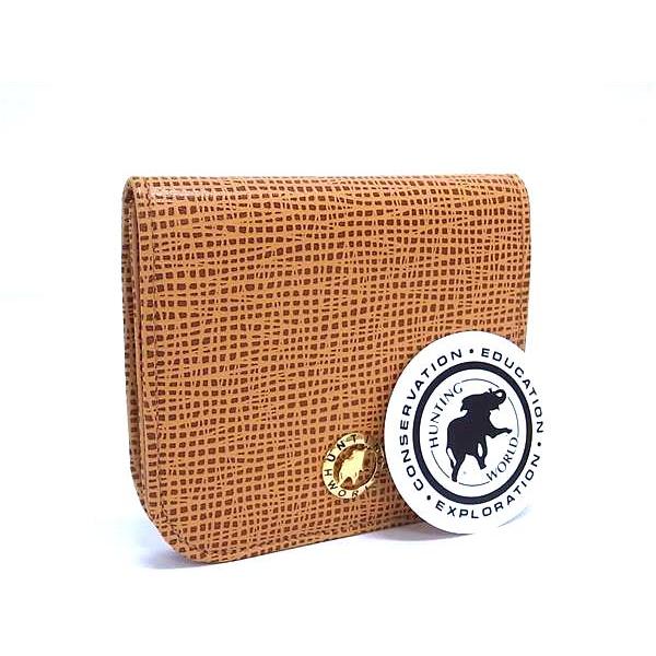 ■極美品■ HUNTING WORLD ハンティングワールド レザー ケース パース 小銭入れ ブラウン系 BR0524 Hunting World（ハンティング・ワールド） □極美品□ レザー コイン