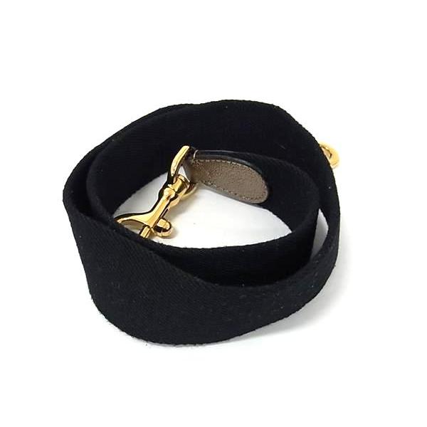 ■美品■ LOEWE ロエベ キャンバス バッグ用 ショルダーストラップ 肩掛け レディース メンズ ブラック系 BS0489 | LOEWE | 01