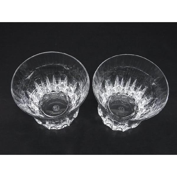 ■極美品■ Baccarat バカラ エトナ タンブラー クリスタルガラス ロックグラス 食器 2客セット クリア CD0486 バカラ（Baccarat） □極美品□ エトナ タンブラー クリスタルガラス
